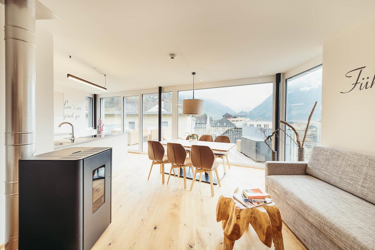 Adler Alpen Apartments Schruns ภายนอก รูปภาพ