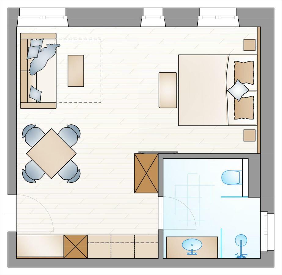 Adler Alpen Apartments Schruns ภายนอก รูปภาพ